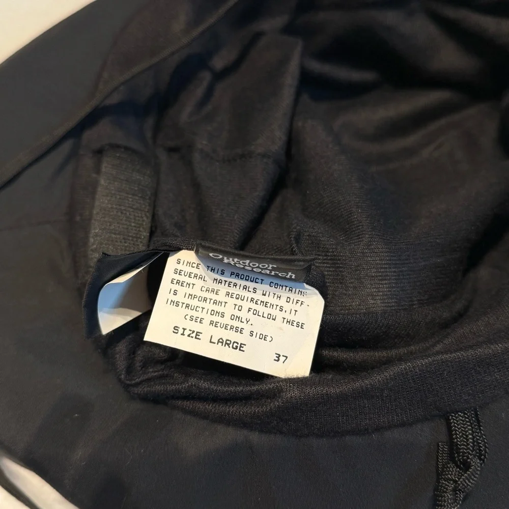 Outdoor Research Gore-Tex Bucket Hat Black Size Large